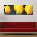 Yellow tulips - Sárga tulipánok vászonkép - 1