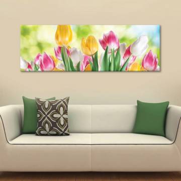 Mosolygó tulipánok vászonkép