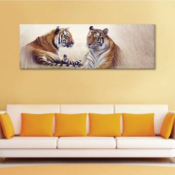 Pihenő tigrisek vászonkép