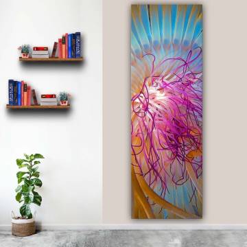 A természet csodálatos színei Meduza függőleges vászonkép