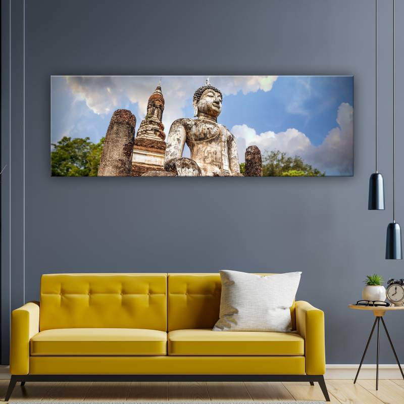 Meditáló Buddha vászonkép