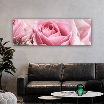 Pink rózsa kompozíció vászonkép