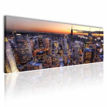 New York látkép felhőkarcolók vászonkép